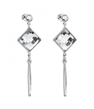 Boucles d'Oreilles Pyramide Crystals From Swarovski® 6251-02-Rh – BIJOUX FANTAISIE COULOMMES 77