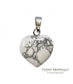 Pendentif Coeur Howlite 15 mn – BIJOUX FANTAISIE BEAUCHERY-SAINT-MARTIN 77