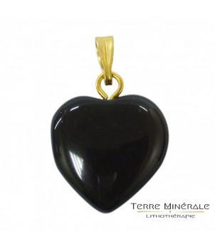 Pendentif Coeur Obsidienne Oeil Celeste 15 mn – BIJOUX FANTAISIE PARIS 9