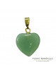 Pendentif Cœurs aventurine - 15 mm