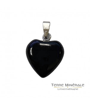 Pendentif cœur Onyx Noir 15 mn – BIJOUX FANTAISIE BEAUCHERY-SAINT-MARTIN 77