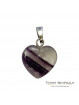 Pendentif coeur fluorine 15 mn