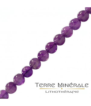 Collier Améthyste perles boules 8 mn – BIJOUX FANTAISIE ROSNY-SOUS-BOIS 93