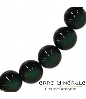 Collier Obsidienne Oeil Celeste 8 mn – BIJOUX FANTAISIE GUERCHEVILLE 77