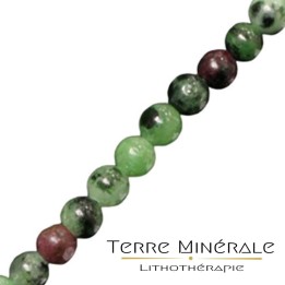 Collier Rubis Zoisite 6 mn