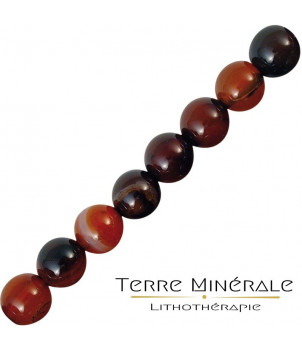 Collier Agate Rubanée 8 mn – BIJOUX FANTAISIE SAINT-LÉGER 77