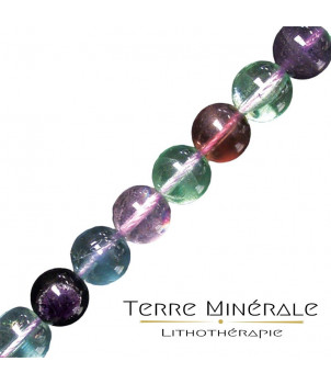 Collier Fluorite boules 6 mn – BIJOUX FANTAISIE ROIFFIEUX 07