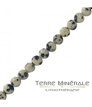 Collier Jaspe Dalmatien 8 mn – BIJOUX FANTAISIE ORPHIN 78