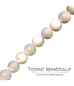 Collier Nacre boules 8 mn – BIJOUX FANTAISIE PEROUGES 01