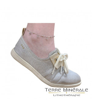 Bracelet cheville Labradorite 4mn argent 0.925 – BIJOUX FANTAISIE ACHÈRES-LA-FORET 77