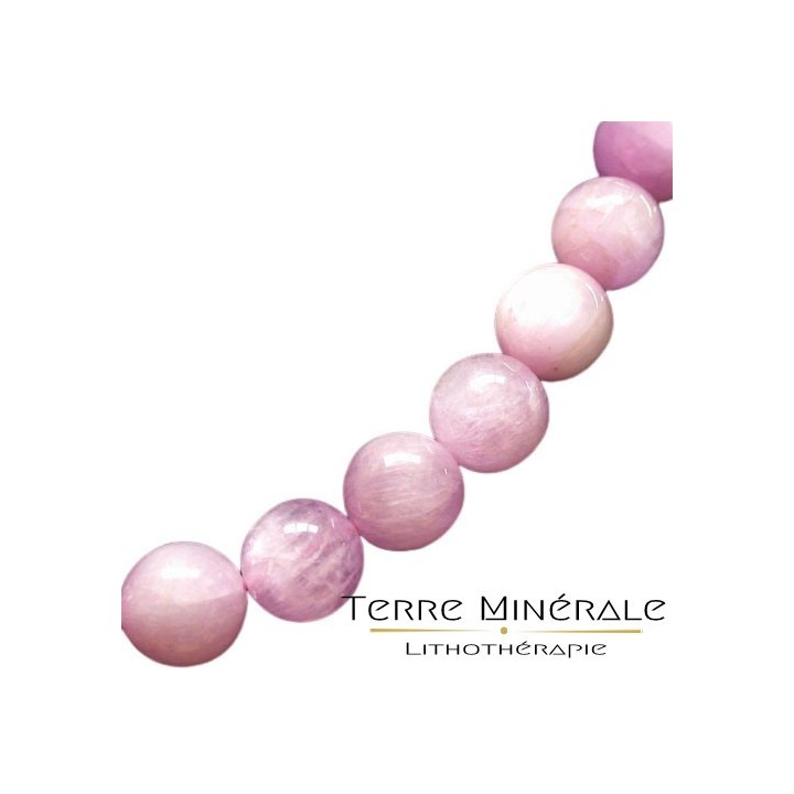 Collier Kunzite 6 mm