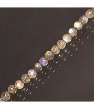 Collier Labradorite 5mm Argent 0.925 – BIJOUX FANTAISIE CHAMBLES 42