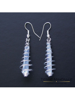 Boucles d'oreilles Cyanite