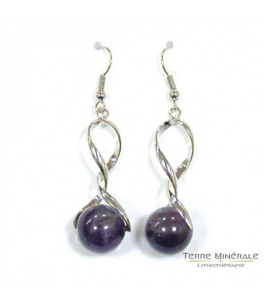 Boucles d'oreilles Améthiste Boucles d'oreilles Améthiste