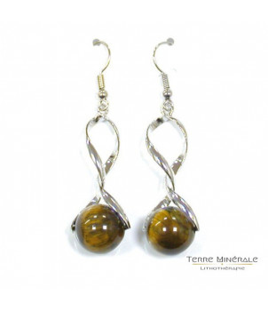 Boucles d'oreilles Oeil de Tigre – BIJOUX FANTAISIE SAINT-CAPRAIS 03