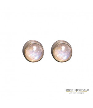 Boucles d'oreilles Pierre de Lune argent 0.925 – BIJOUX FANTAISIE CROISSY-CROISSY-BEAUBOURG 77