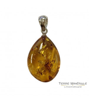 Pendentif Goutte en Ambre – BIJOUX FANTAISIE SAINT-FONS 69