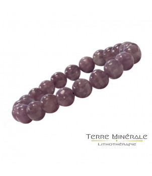 Bracelet Lepidolite 8 mm – BIJOUX FANTAISIE MARIGNIEU 01