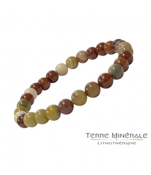 Bracelet Mokaite 6 mm – BIJOUX FANTAISIE CRESTE 63
