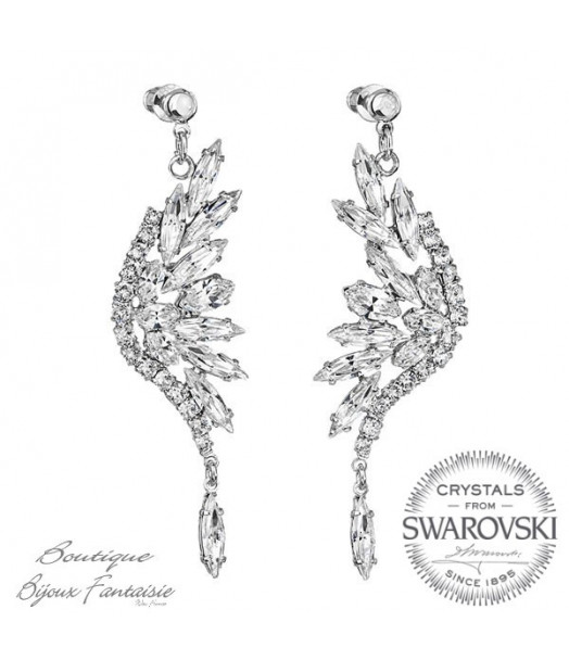BOUCLES D'OREILLES FABOS CRYSTAL FROM SWAROVSKI® 6339-02
