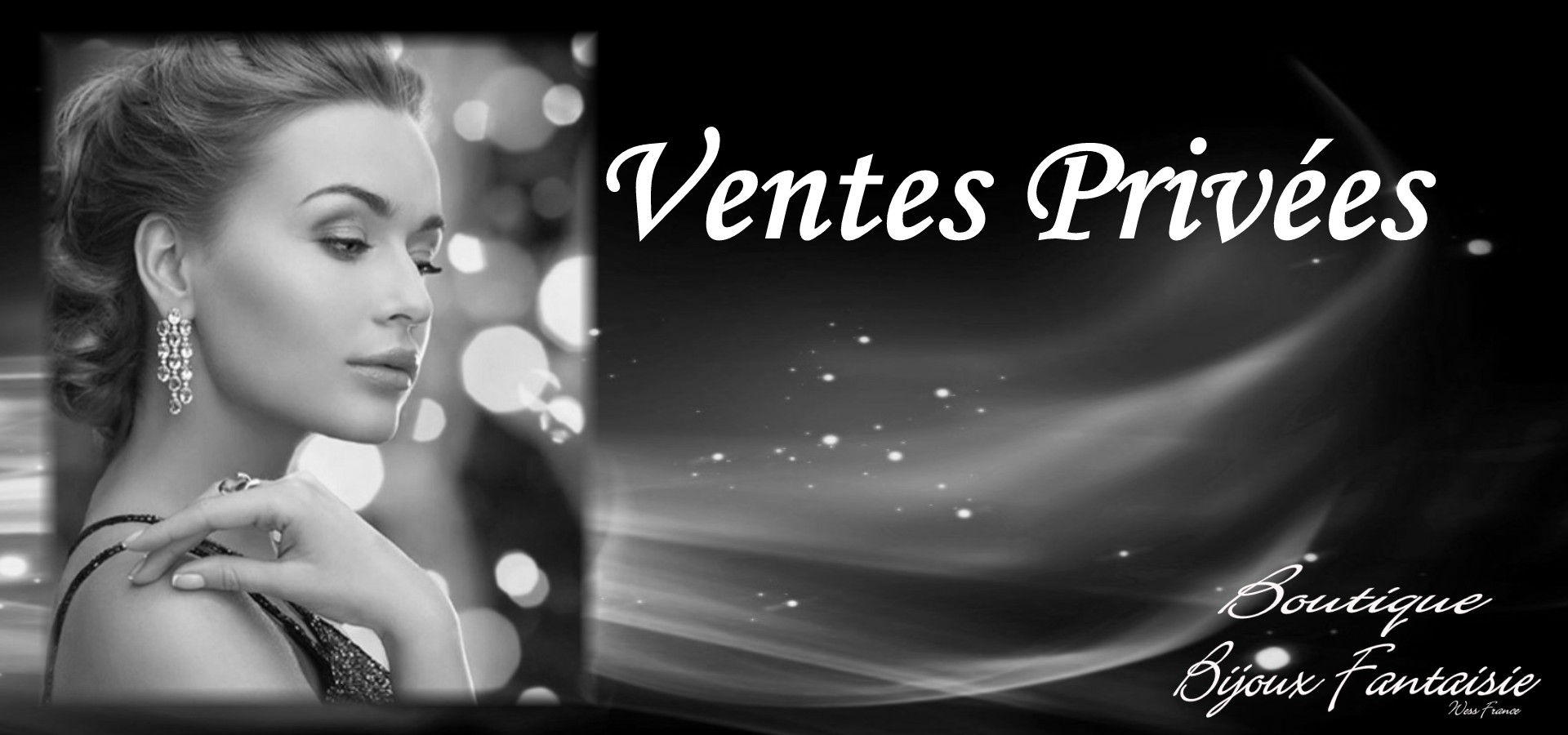 Ventes privées boutique bijoux fantaisie